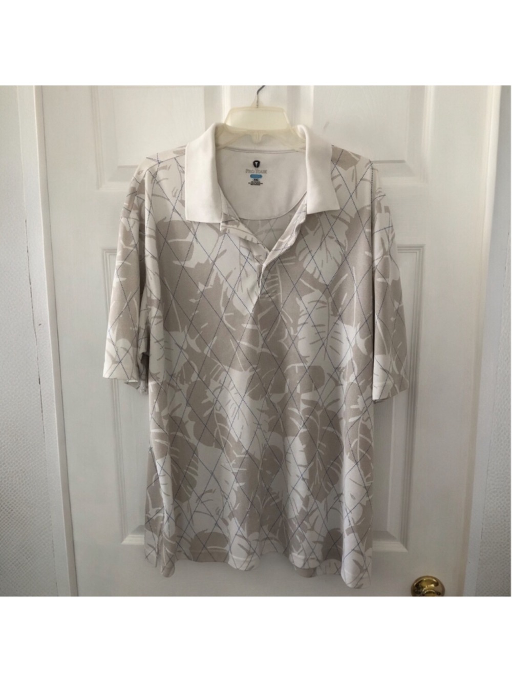 Size XXL Pro Tour Cool Play Golf Polo Shirt Moisture Wick Dadcore Tropical UPF